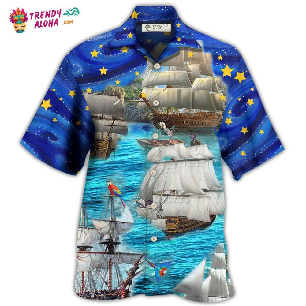 Sailing Love Ocean And Sky Christmas Style Hawaiian Shirt – Trendy Aloha Sailing Love Ocean And Sky Christmas Style Hawaiian Shirt – Trendy Aloha