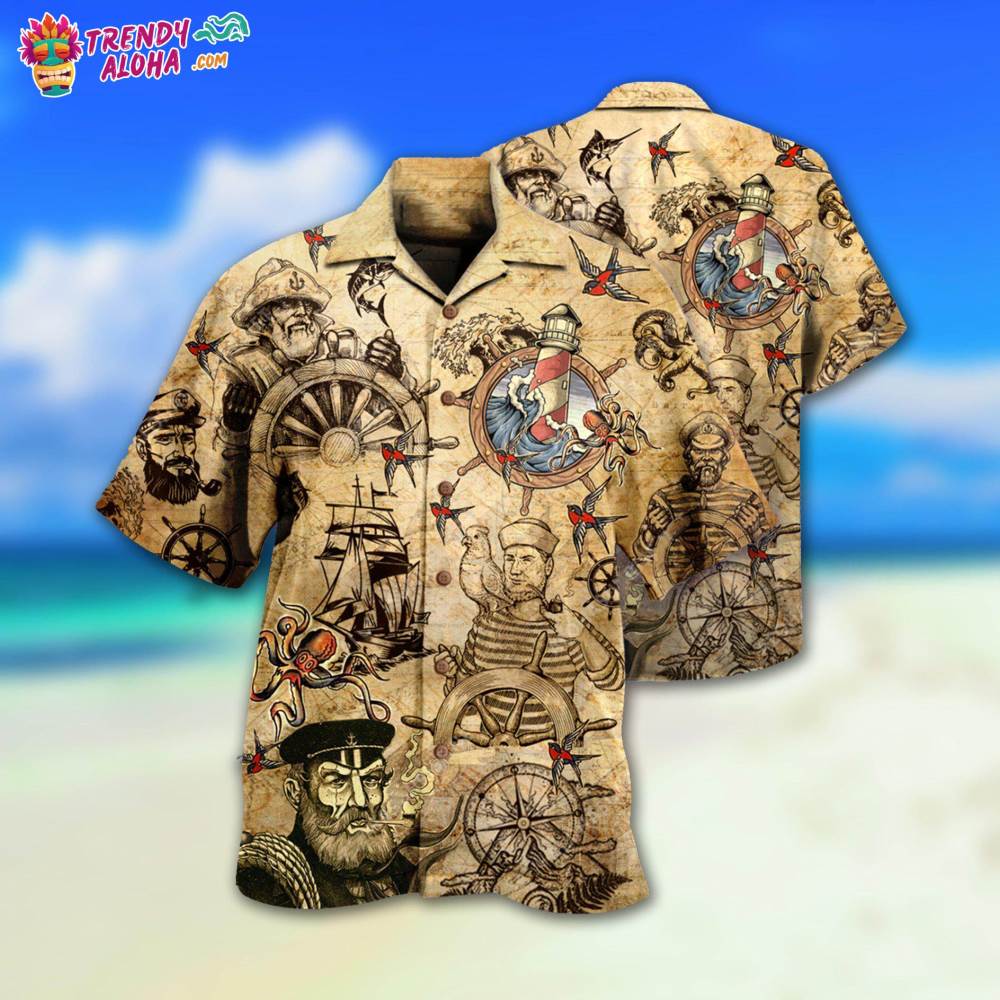 Sailing Sailor A Smooth Sea Never Made A Skilled Sailor Hawaiian Shirt – Trendy Aloha