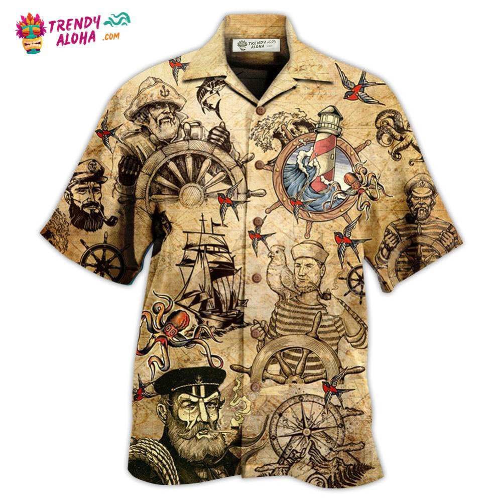 Sailing Sailor A Smooth Sea Never Made A Skilled Sailor Hawaiian Shirt – Trendy Aloha