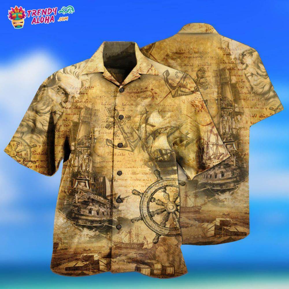 Sailing Ship Into The Sea To Find Your Soul Hawaiian Shirt – Trendy Aloha