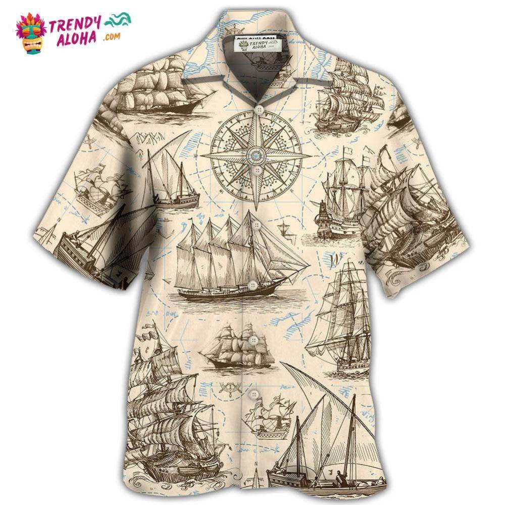 Sailing Vintage Pirate Map Hawaiian Shirt – Trendy Aloha Sailing Vintage Pirate Map Hawaiian Shirt – Trendy Aloha