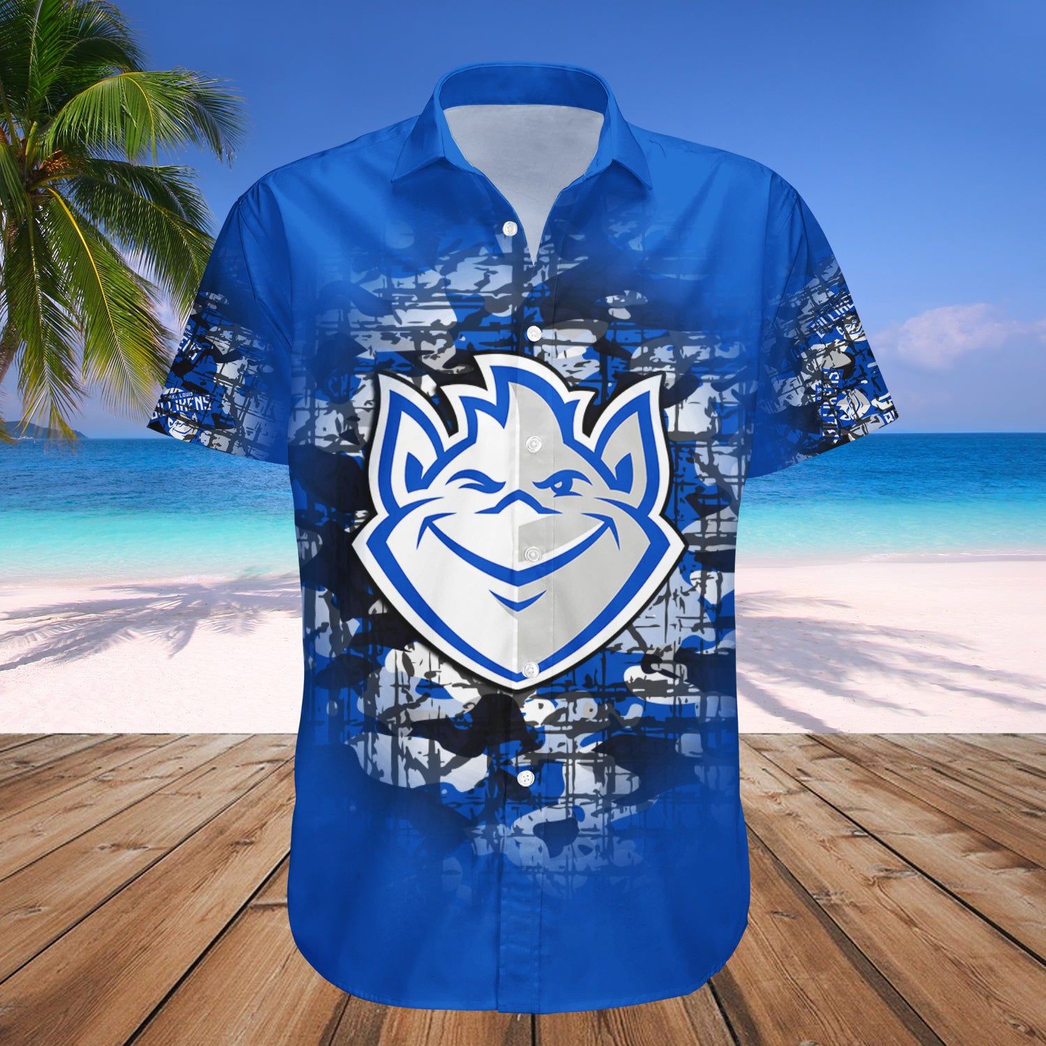 Saint Louis Billikens Hawaii Shirt Camouflage Vintage – NCAA