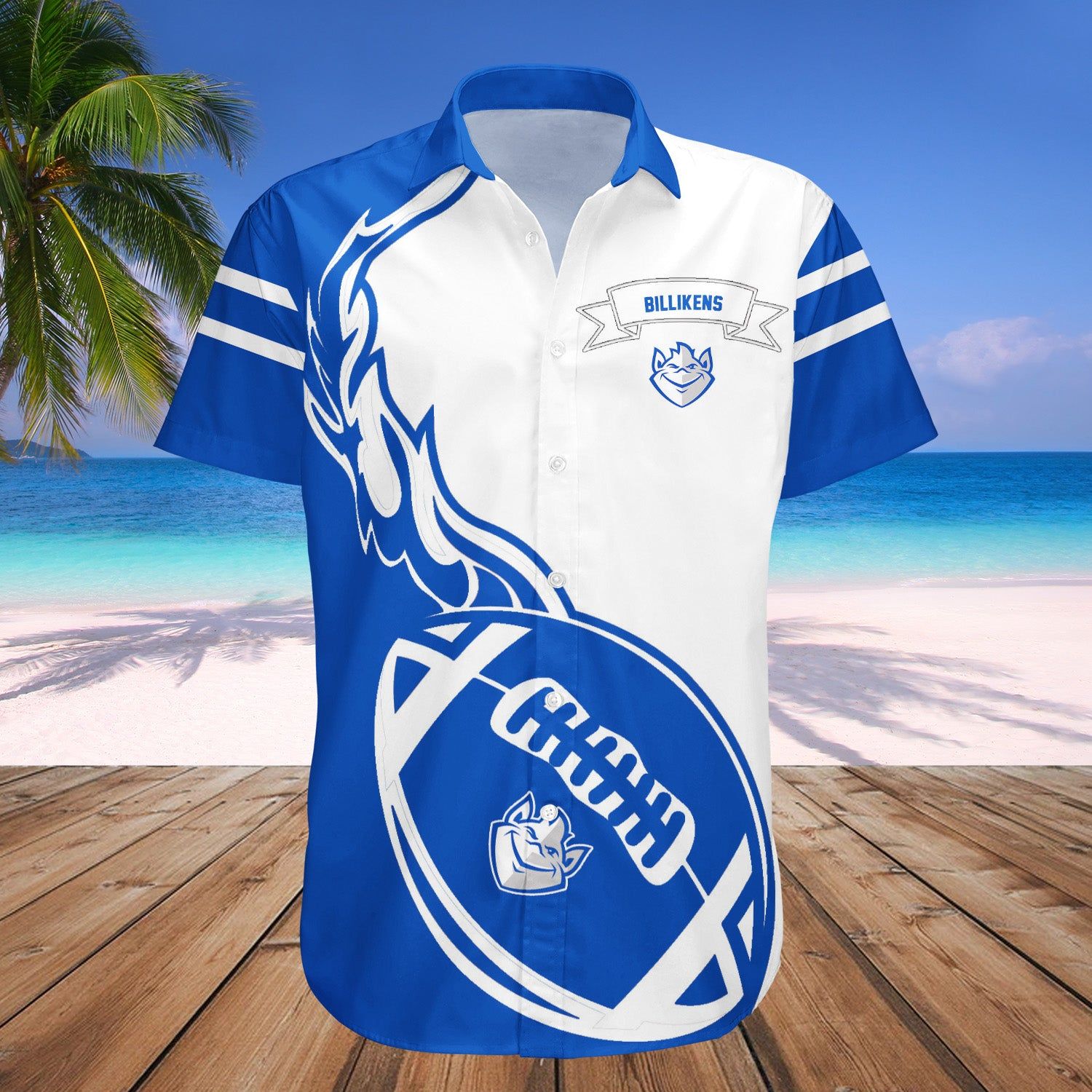 Saint Louis Billikens Hawaii Shirt Flame Ball – NCAA