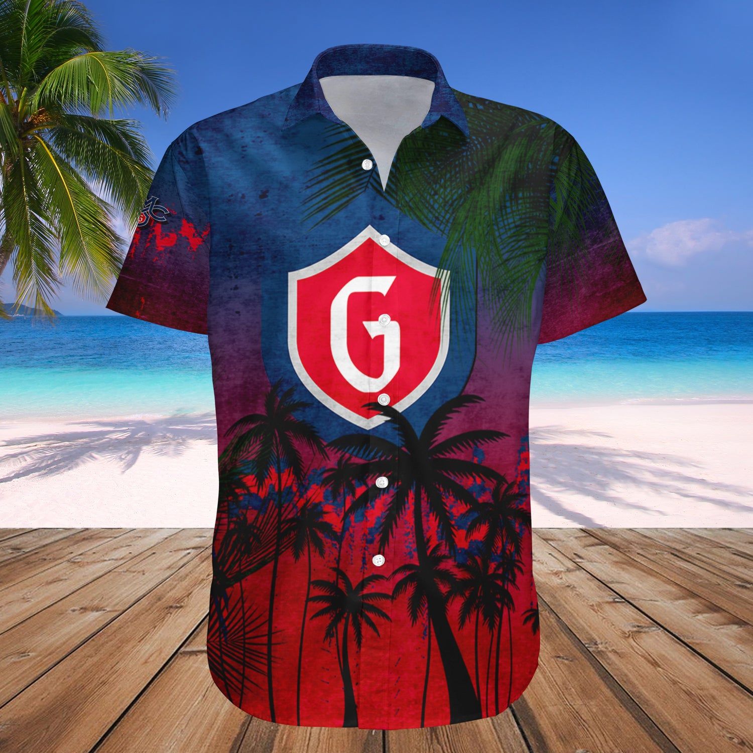 Saint Marys Gaels Hawaii Shirt Coconut Tree Tropical Grunge – NCAA