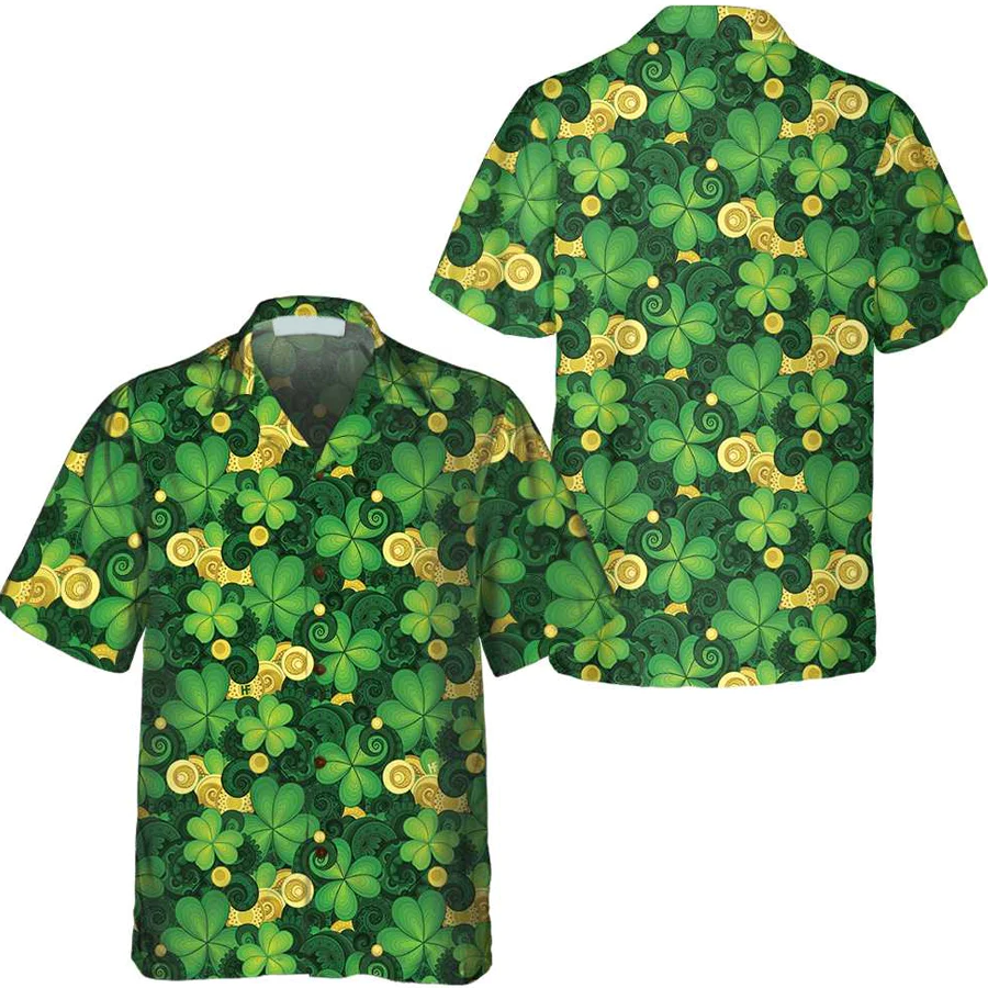 Saint Patrick’s Day Trendy Hawaiian Shirt, St. Patrick’s Day Shirt, Cool St Patrick’s Day Gift