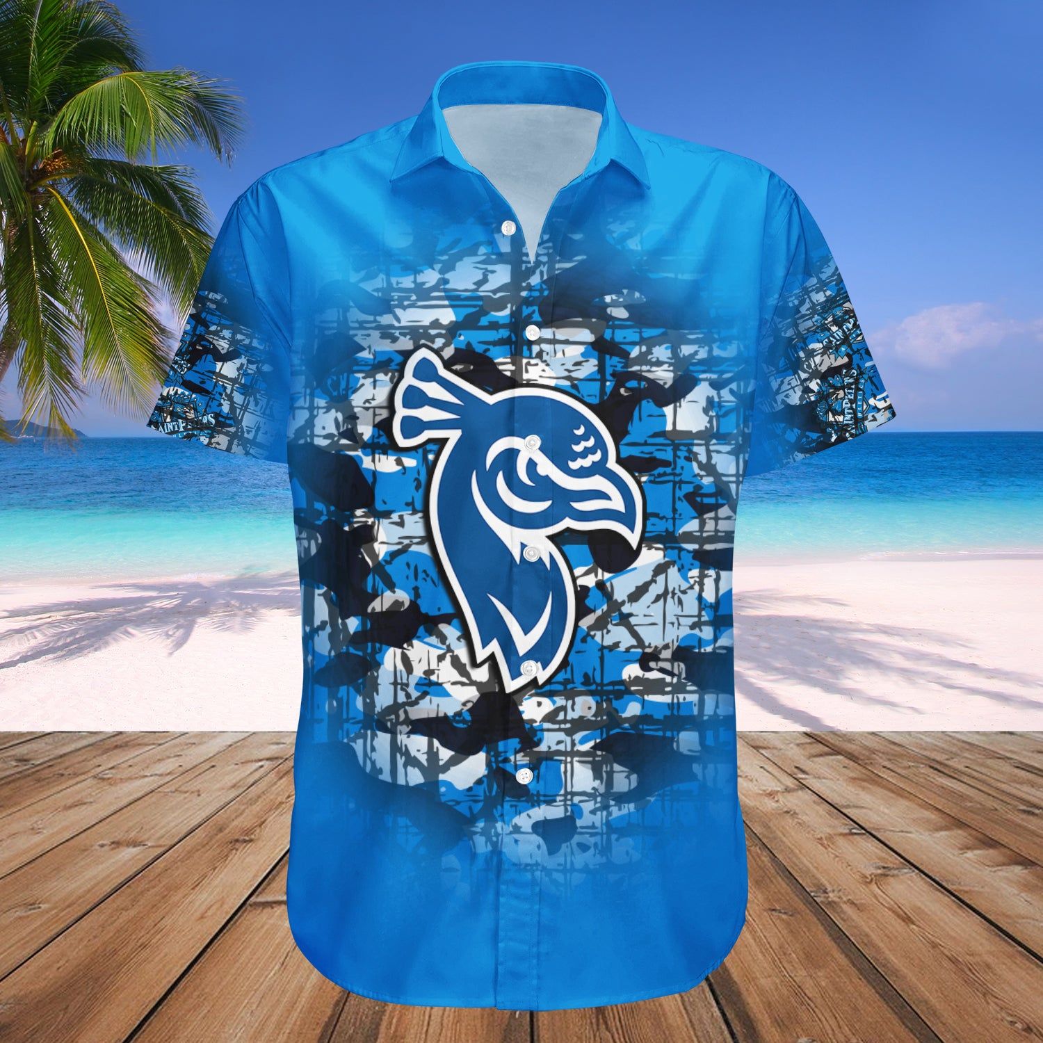 Saint Peters Peacocks Hawaii Shirt Camouflage Vintage – NCAA