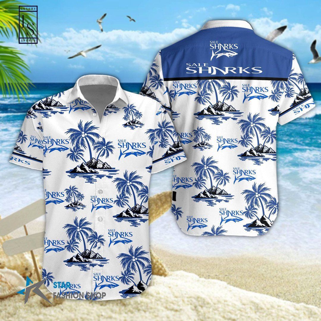 Sale Sharks Rugby Fans Hawaiian Shirt Delight