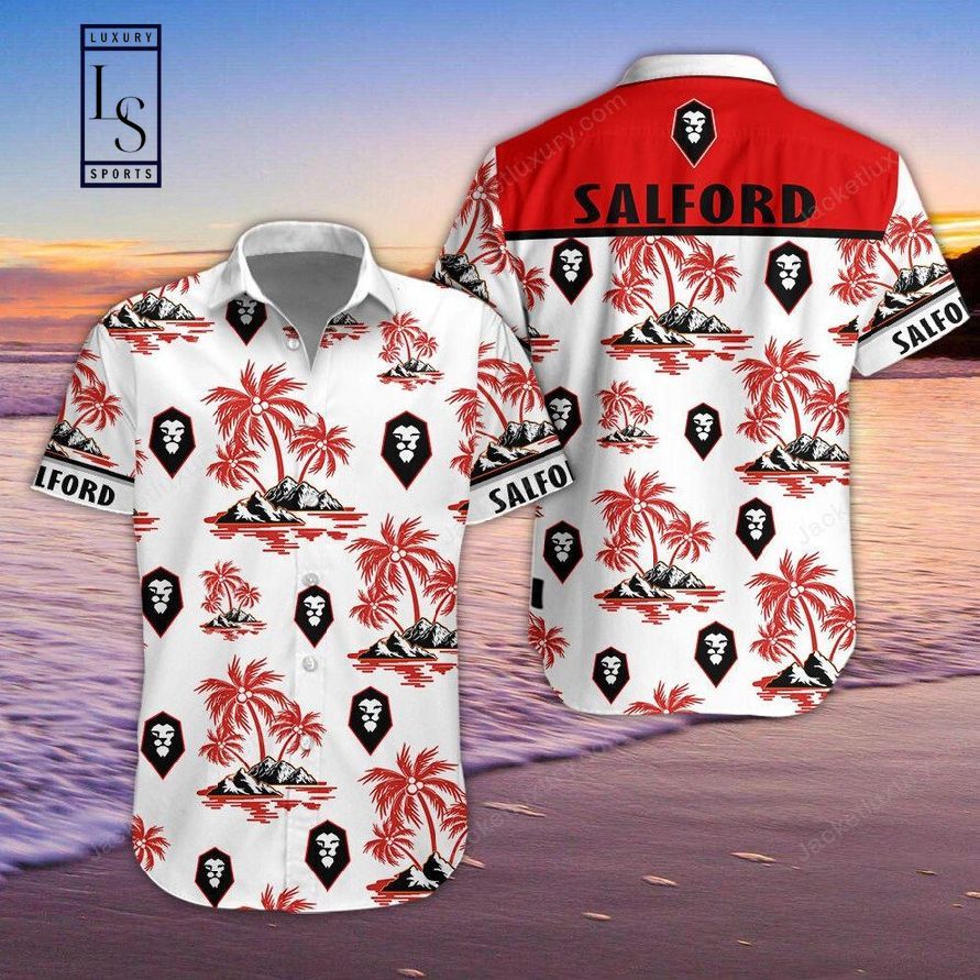 Salford Soccer Unity Comes Alive in Hawaiian Shirt