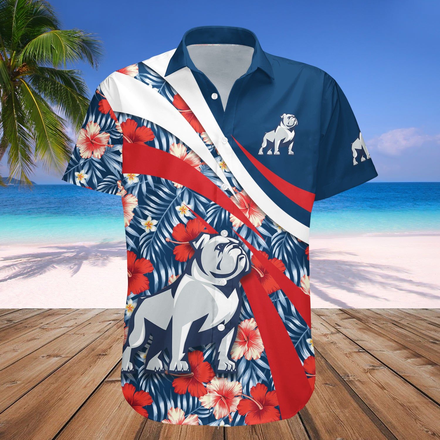 Samford Bulldogs Hawaii Shirt Hibiscus Sport Style – NCAA