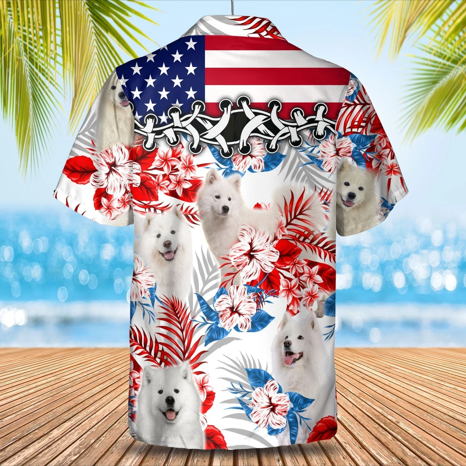 Samoyed Trendy Hawaiian Shirt – Gift For Summer, Summer Aloha Shirt, Trendy Hawaiian Shirt For Men And Women