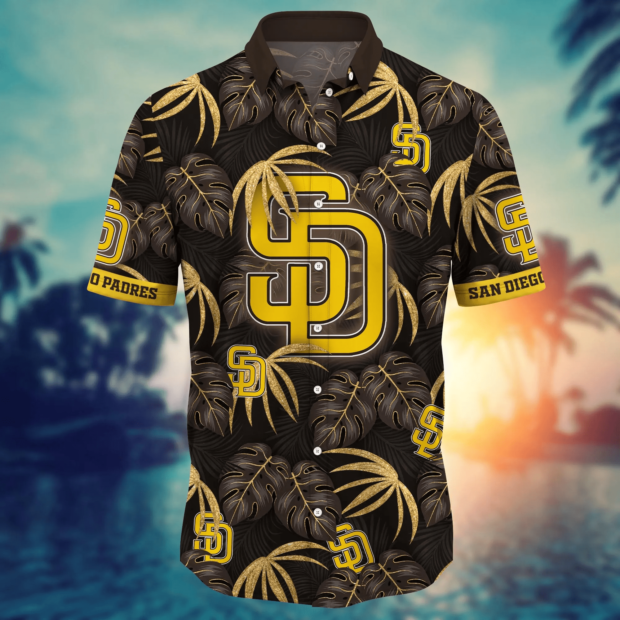 San Diego Padres MLB Hawaiian Shirt Hot Days Aloha Shirt