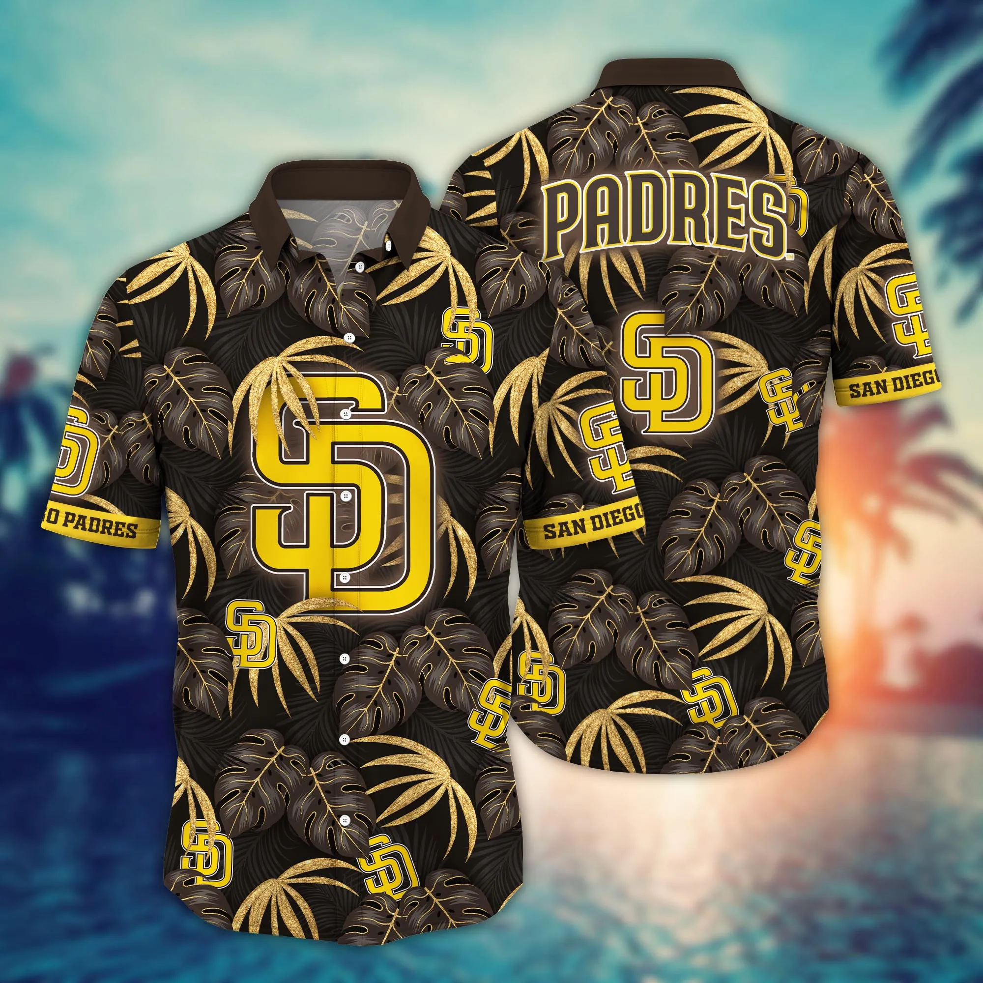 San Diego Padres MLB Hawaiian Shirt Hot Days Aloha Shirt