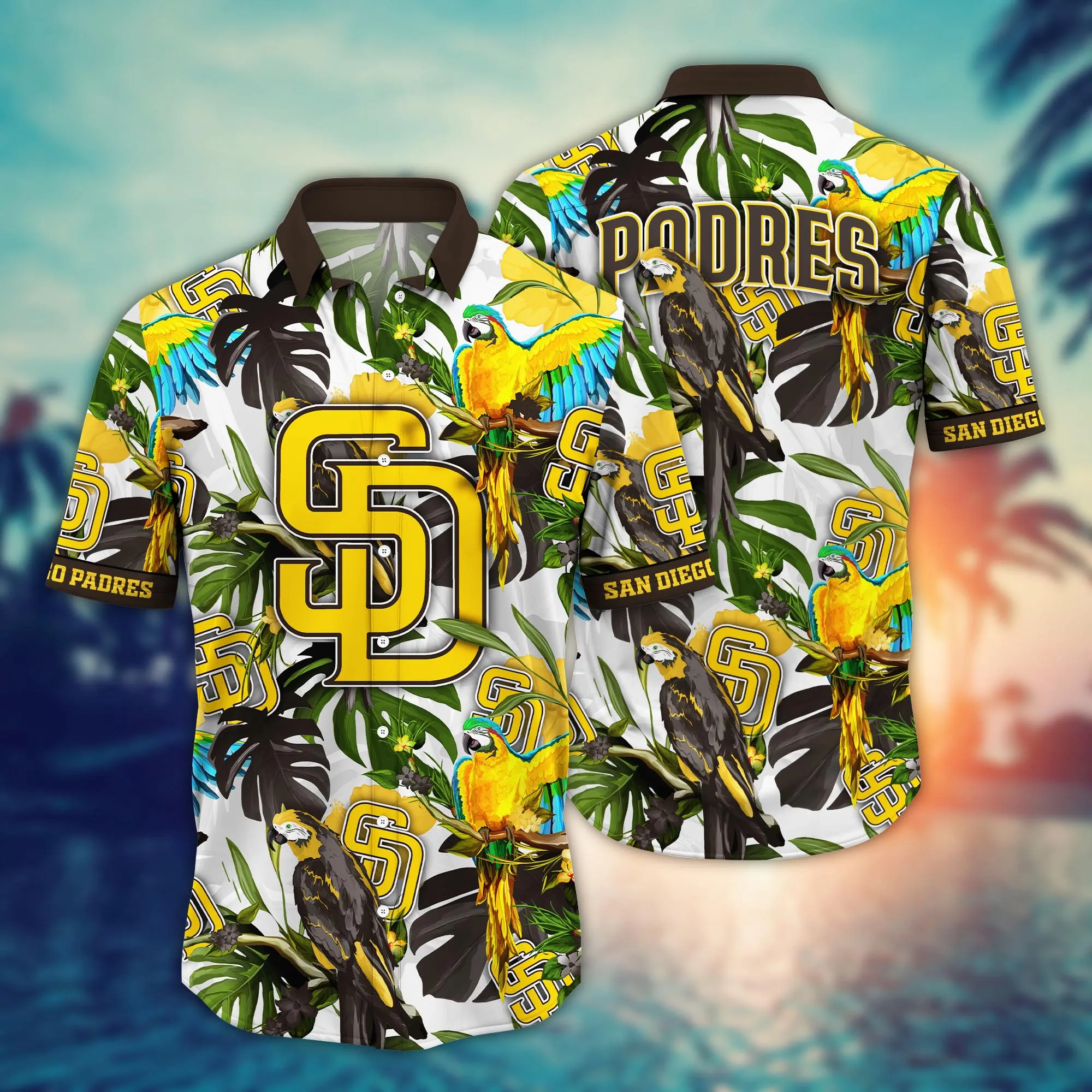 San Diego Padres MLB Hawaiian Shirt Julytime Aloha Shirt