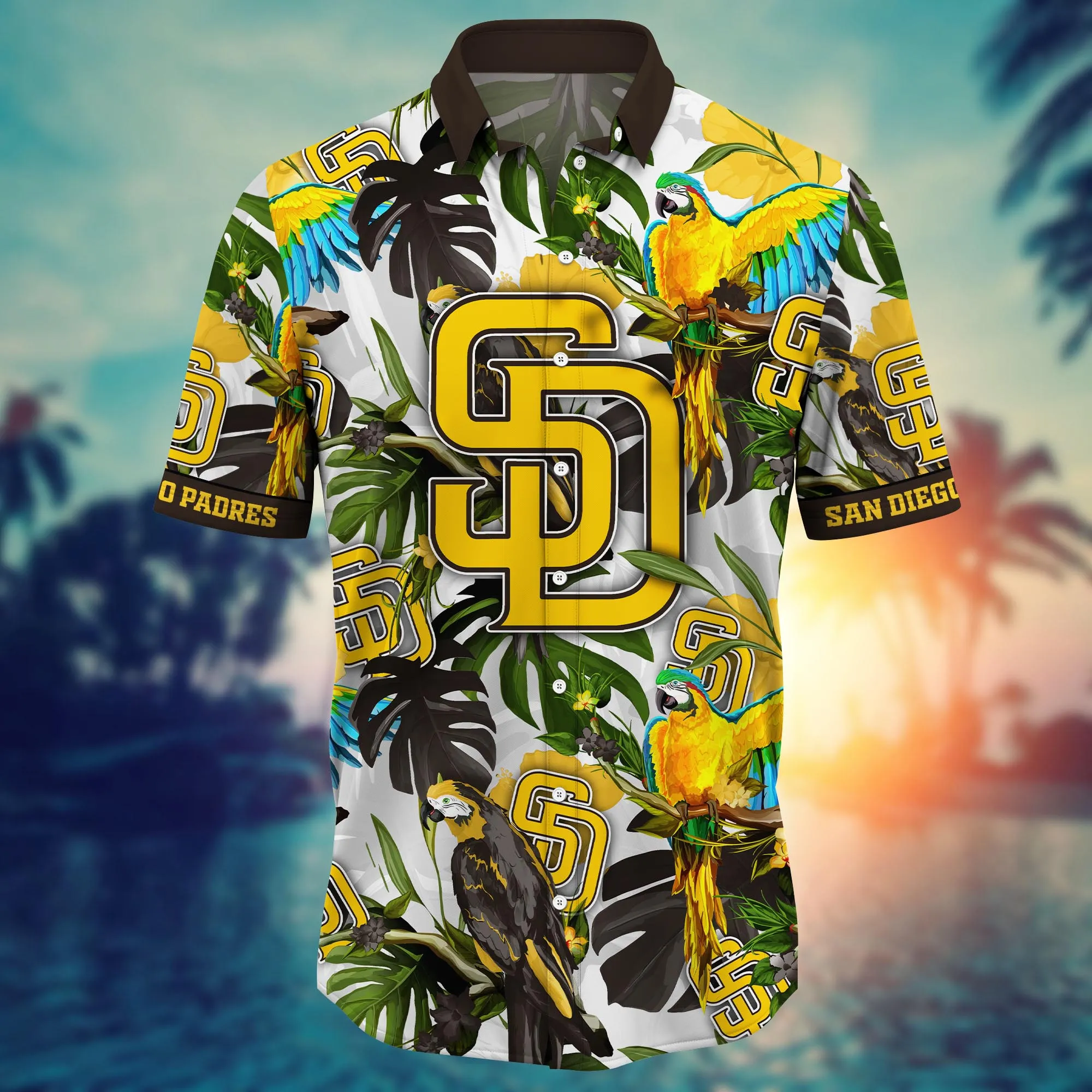 San Diego Padres MLB Hawaiian Shirt Julytime Aloha Shirt