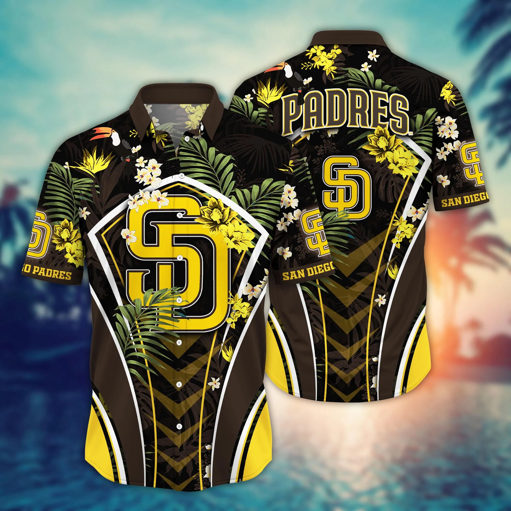 San Diego Padres MLB Hawaiian Shirt Lemonade Stands Aloha Shirt