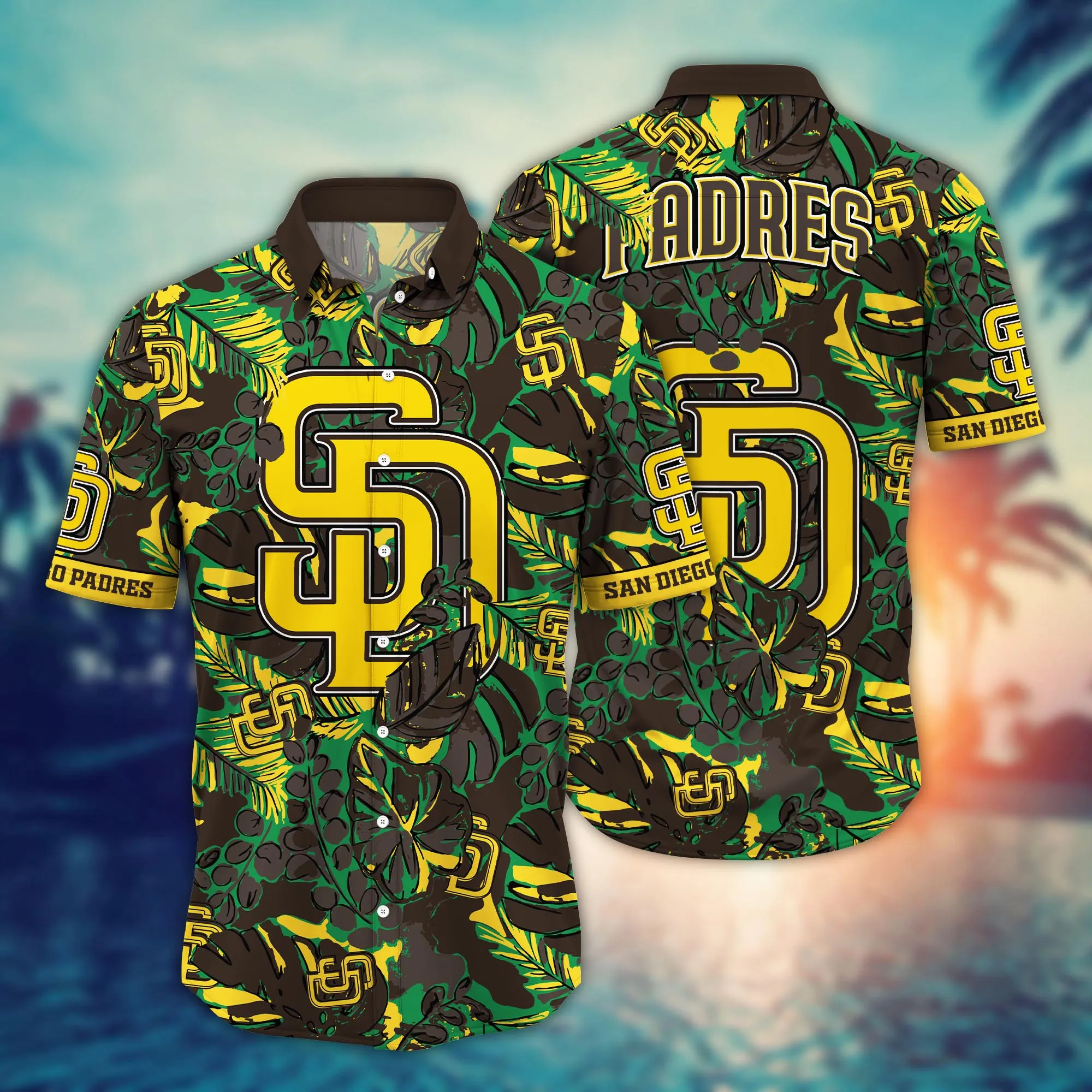 San Diego Padres MLB Hawaiian Shirt Pool Parties Aloha Shirt