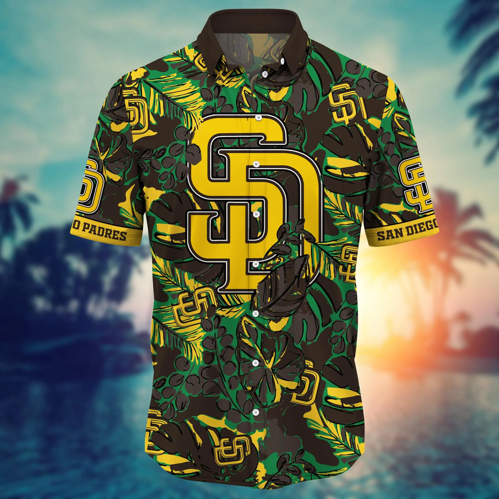 San Diego Padres MLB Hawaiian Shirt Pool Parties Aloha Shirt