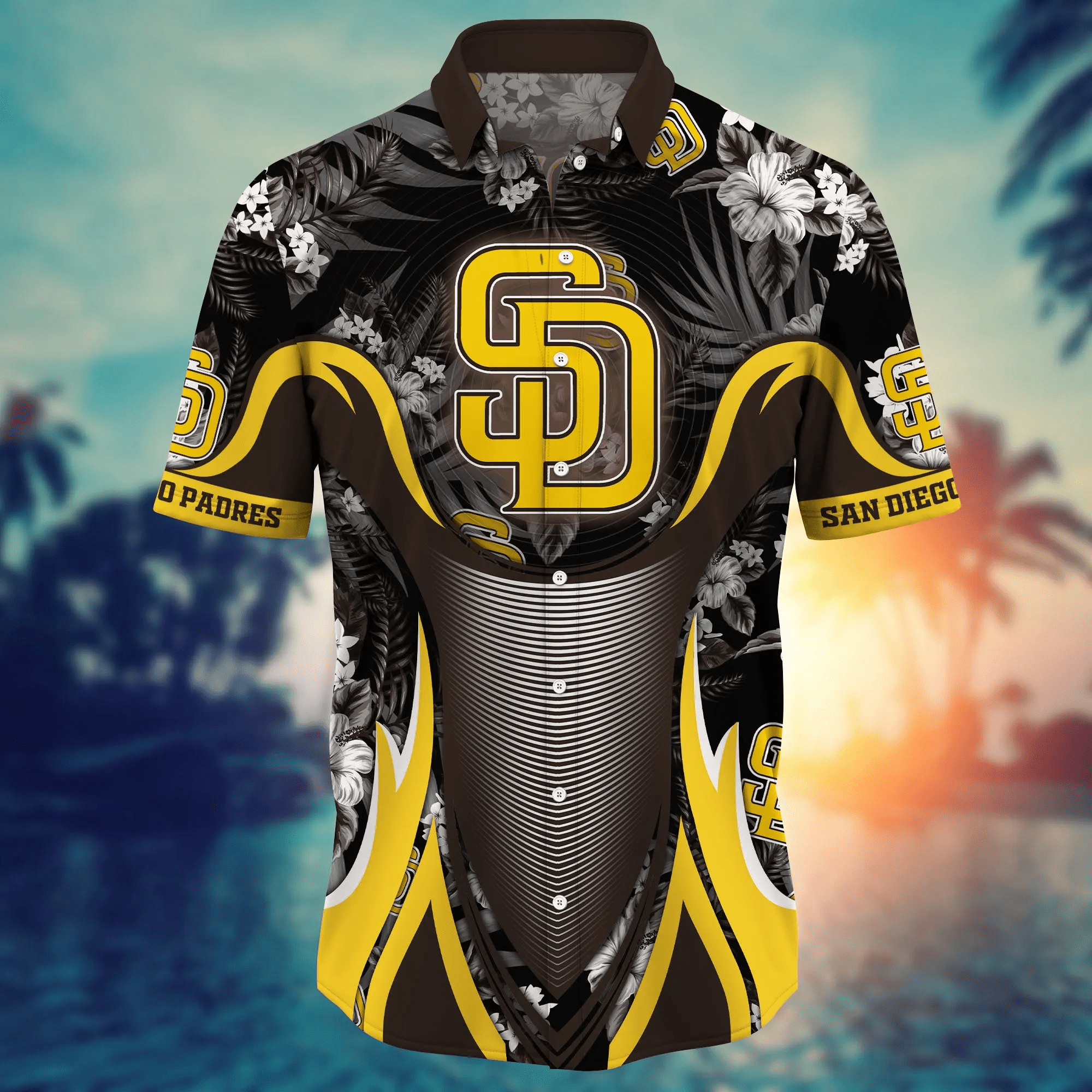 San Diego Padres MLB Hawaiian Shirt Tanning Aloha Shirt