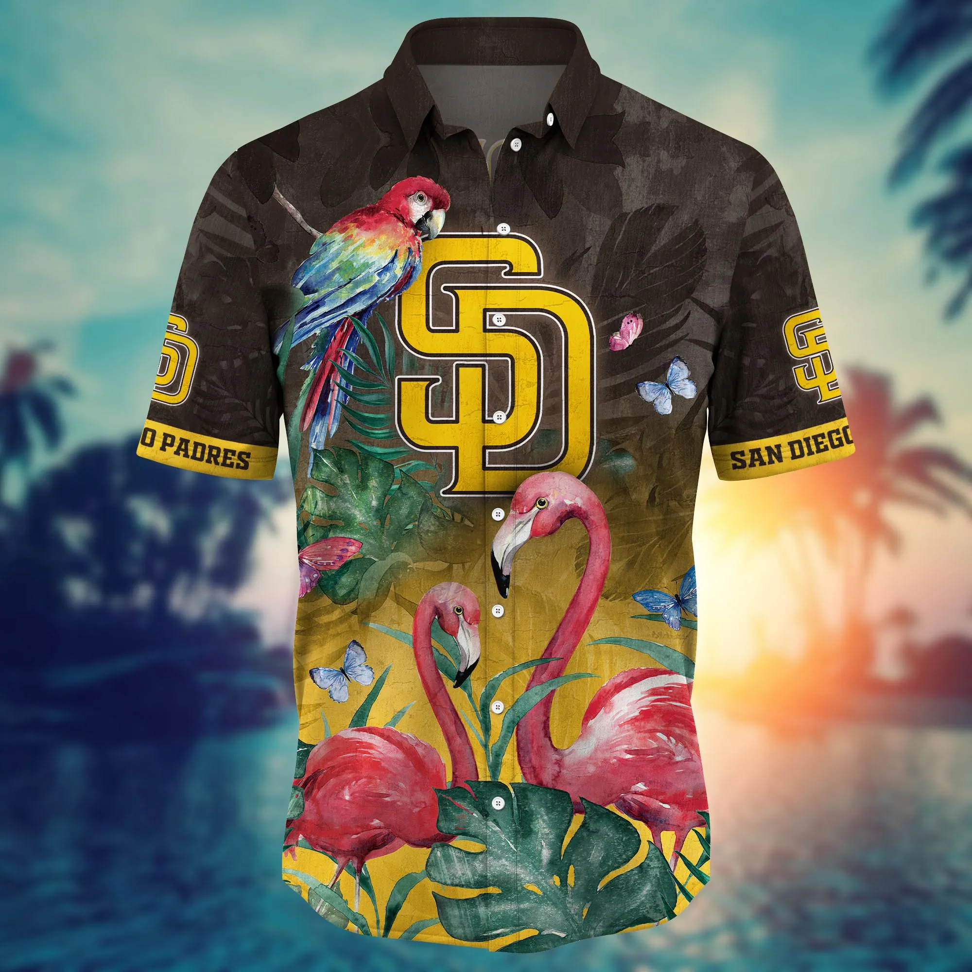 San Diego Padres MLB Hawaiian Shirt Vacation Time Aloha Shirt