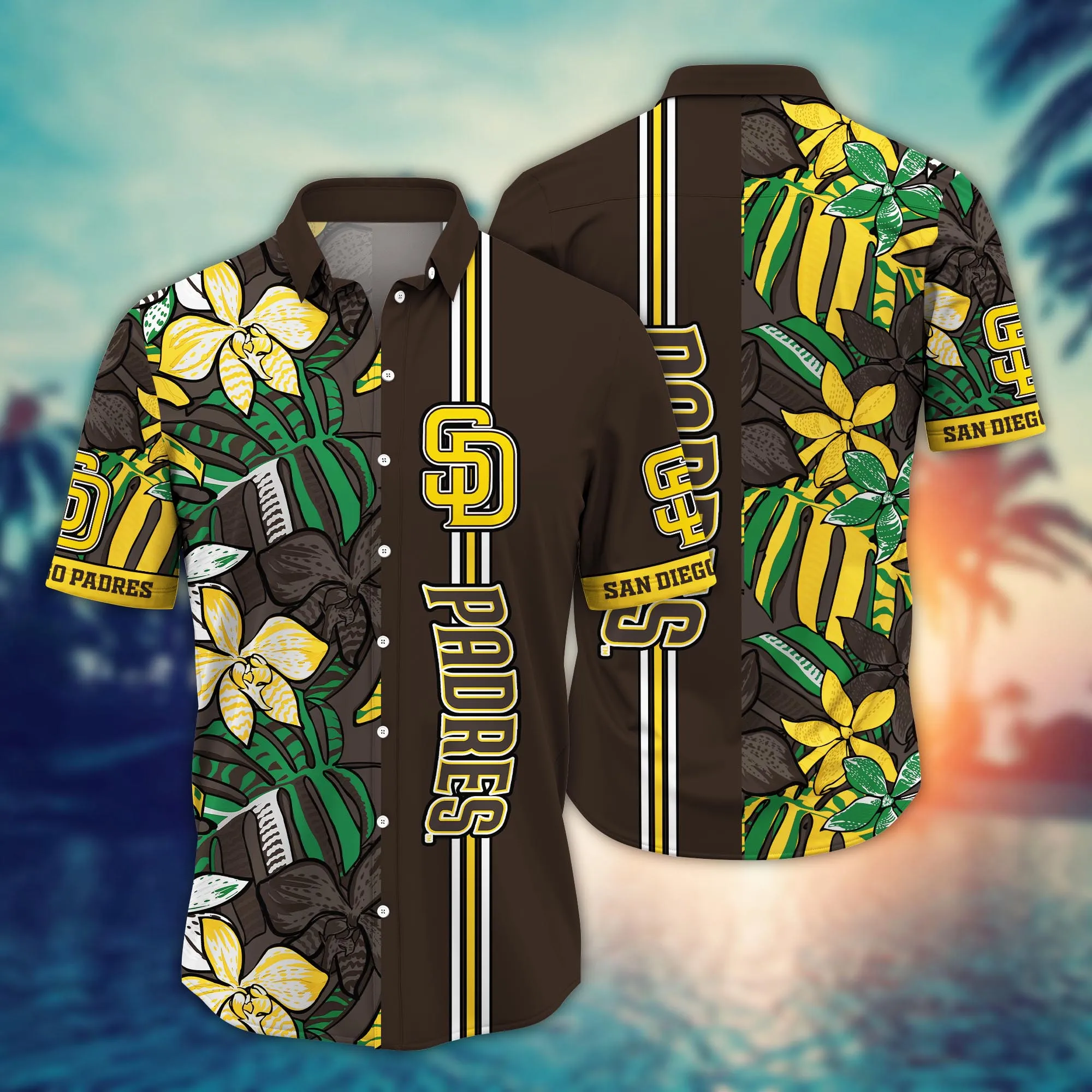 San Diego Padres MLB Hawaiian Shirt Water Sports Aloha Shirt