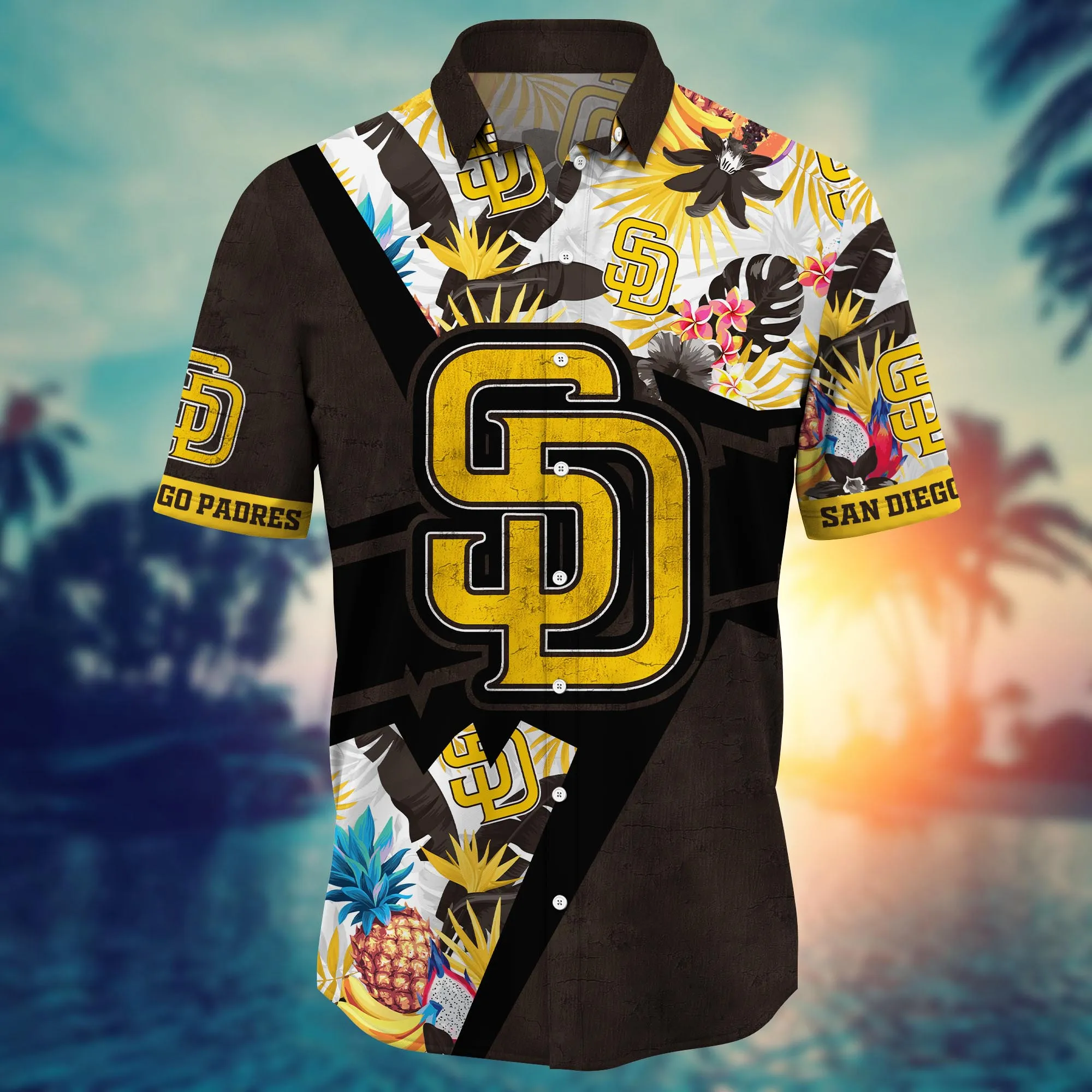San Diego Padres MLB Hawaiian Shirt Watermelons Aloha Shirt