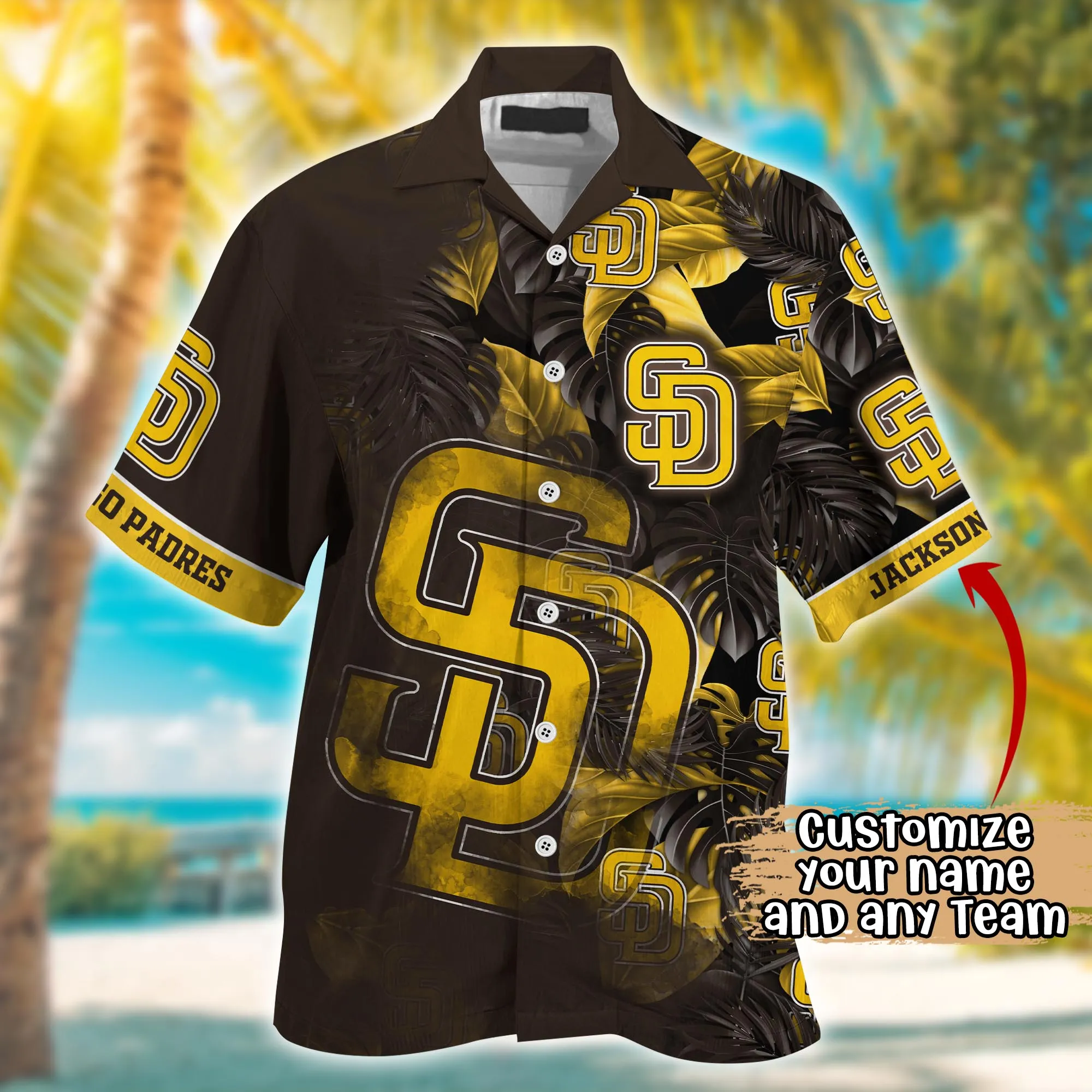 San Diego Padres MLB Summer Hawaii Shirt And Tshirt Custom Aloha Shirt