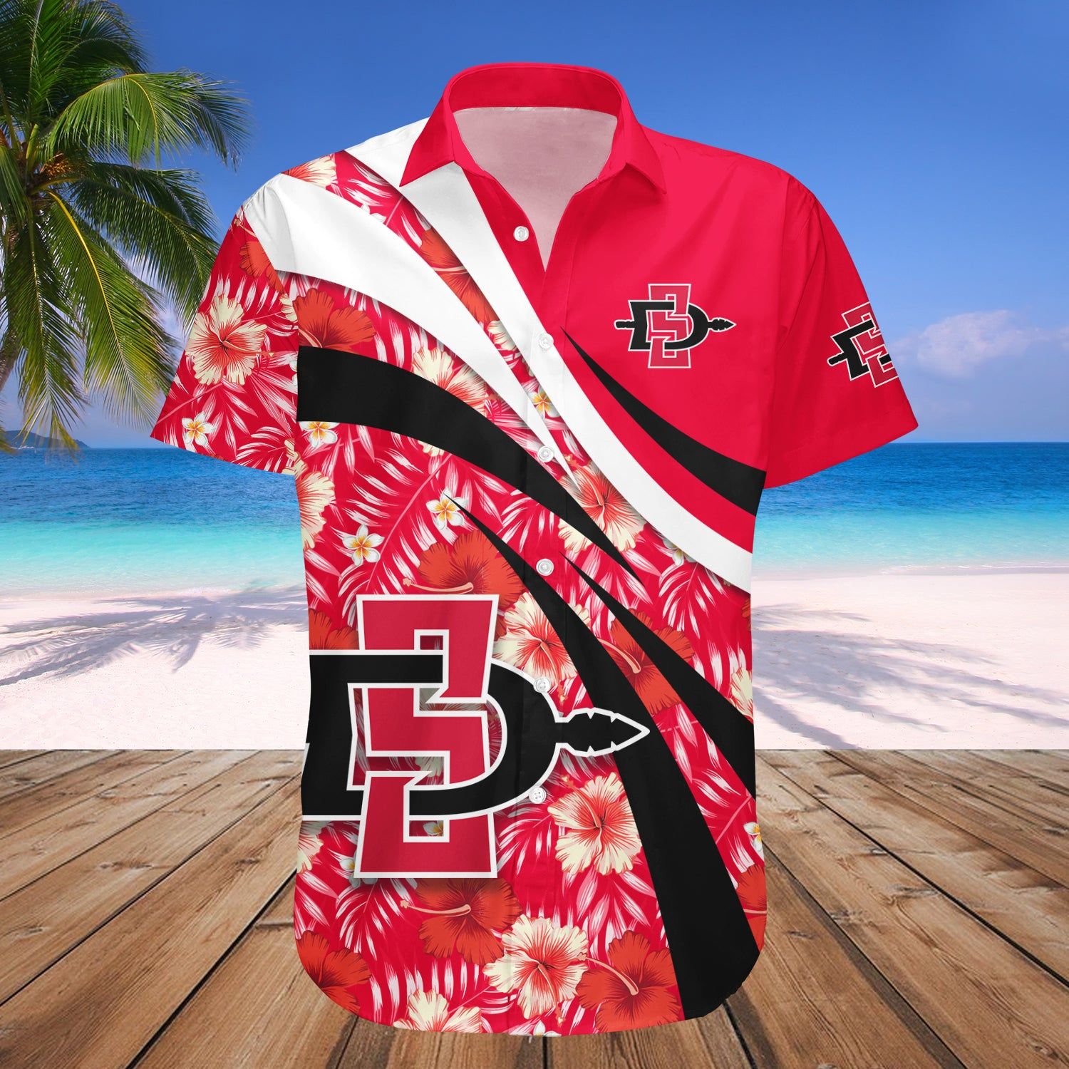 San Diego State Aztecs Hawaii Shirt Hibiscus Sport Style – NCAA
