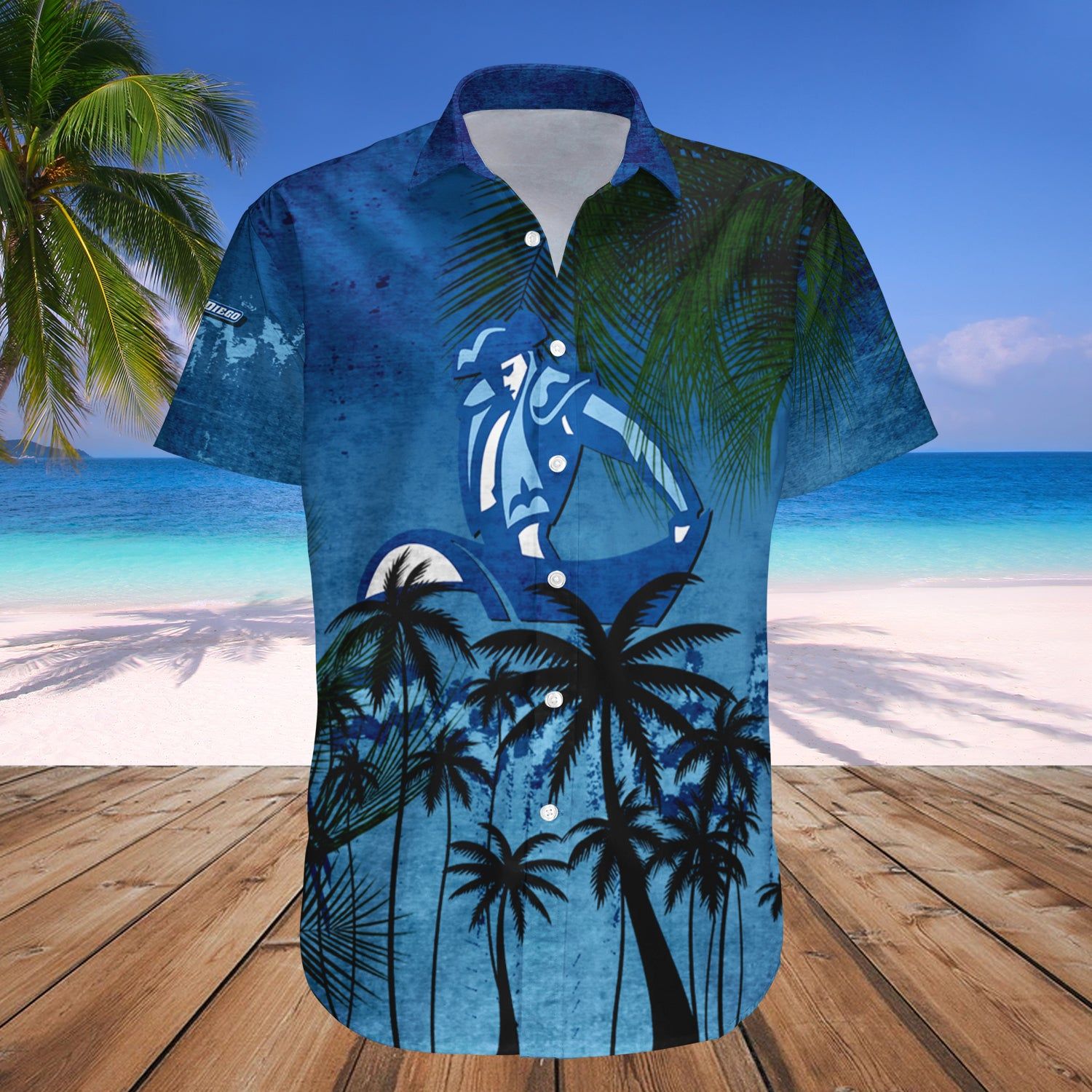 San Diego Toreros Hawaii Shirt Coconut Tree Tropical Grunge – NCAA