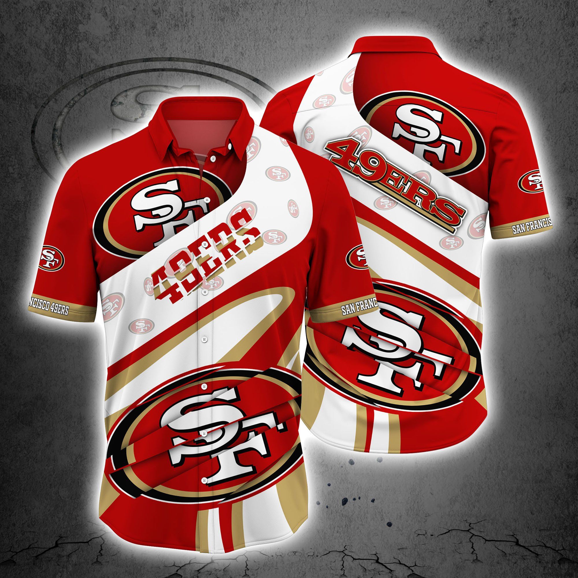 San Francisco 49Ers NFL Hawaiian Shirt 01