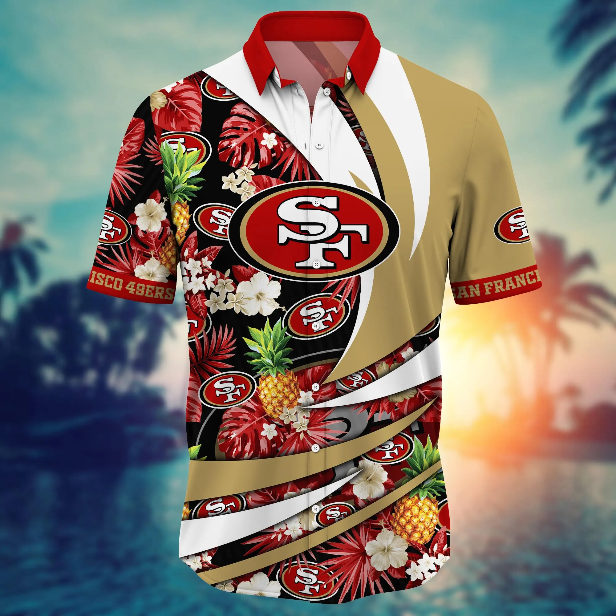 San Francisco 49Ers NFL Hawaiian Shirt Daylight Aloha Shirt