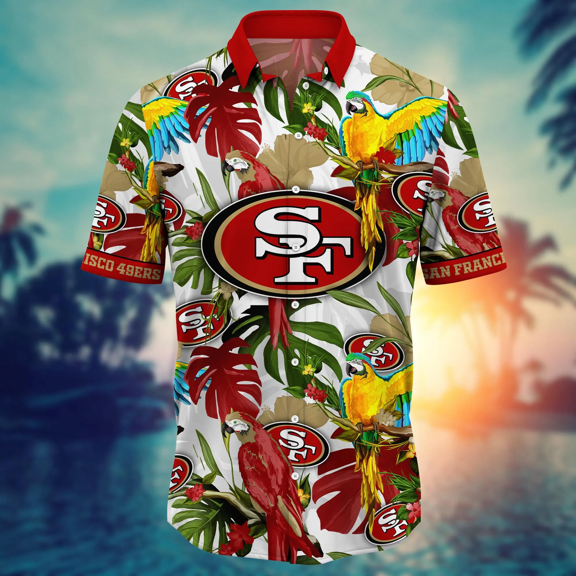 San Francisco 49Ers NFL Hawaiian Shirt Shortstime Aloha Shirt