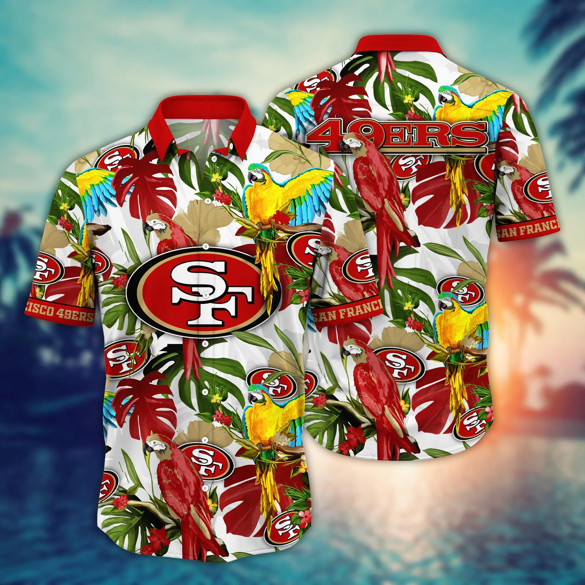San Francisco 49Ers NFL Hawaiian Shirt Shortstime Aloha Shirt