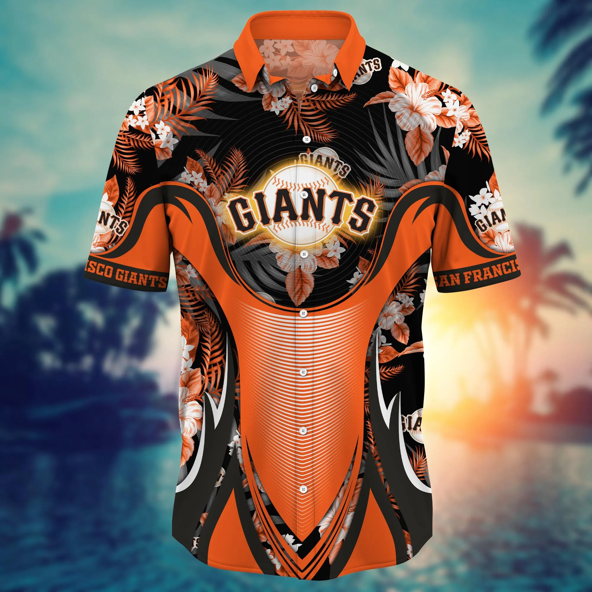 San Francisco Giants MLB Hawaiian Shirt Shorts Aloha Shirt