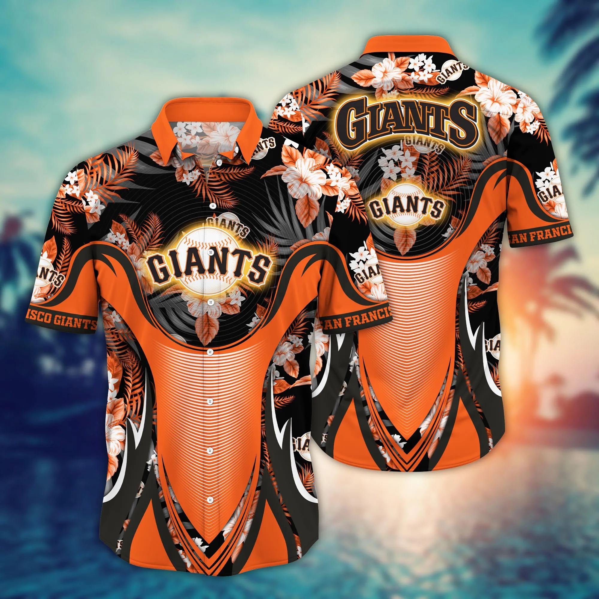 San Francisco Giants MLB Hawaiian Shirt Shorts Aloha Shirt