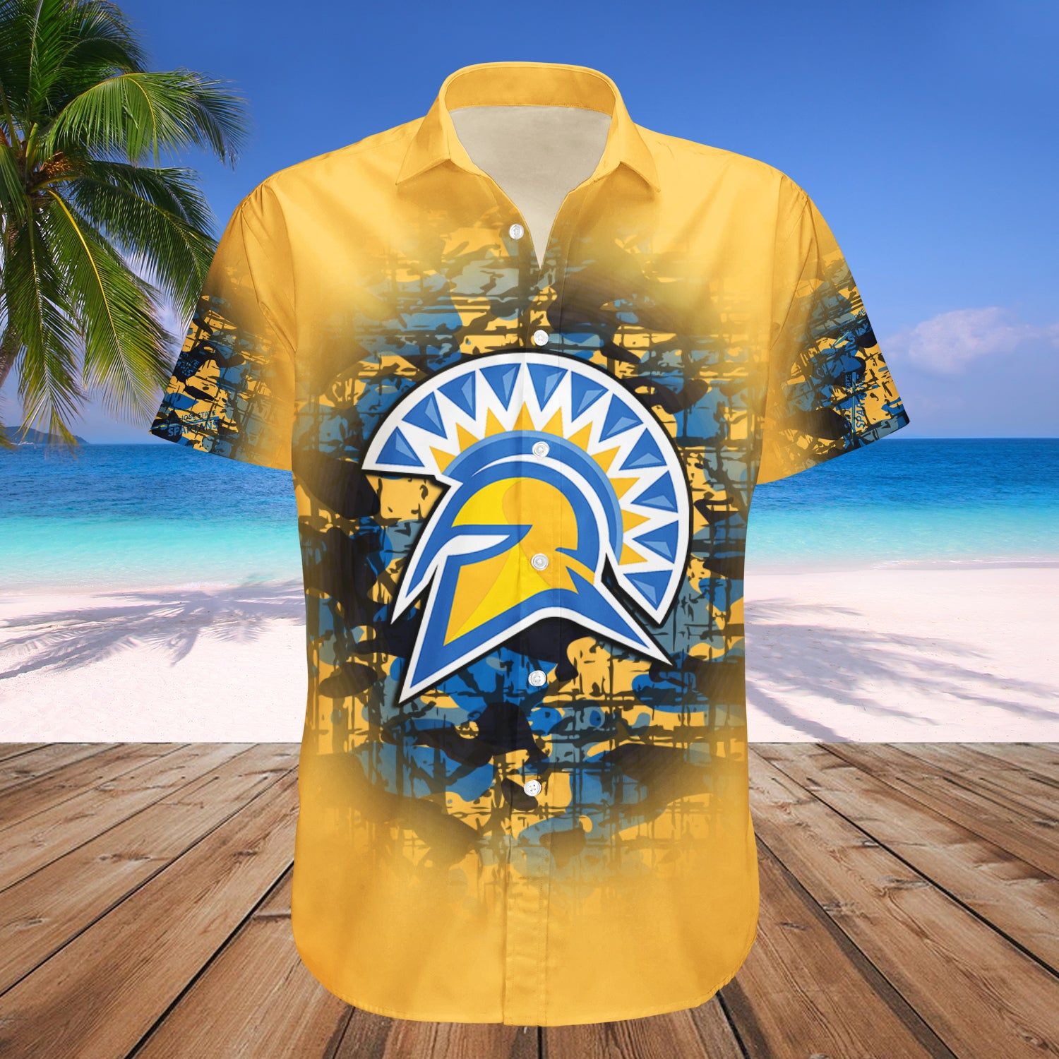 San Jose State Spartans Hawaii Shirt Camouflage Vintage – NCAA