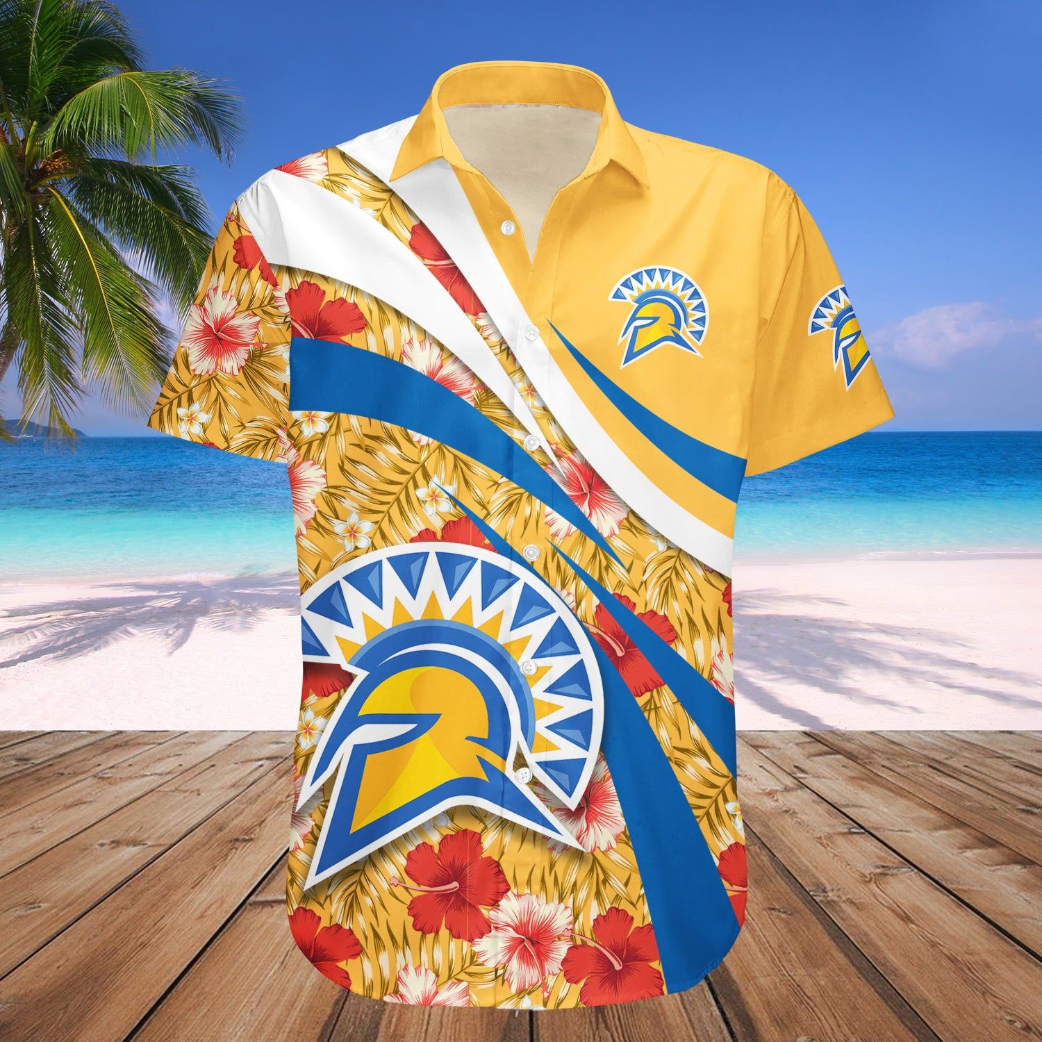 San Jose State Spartans Hawaii Shirt Hibiscus Sport Style – NCAA