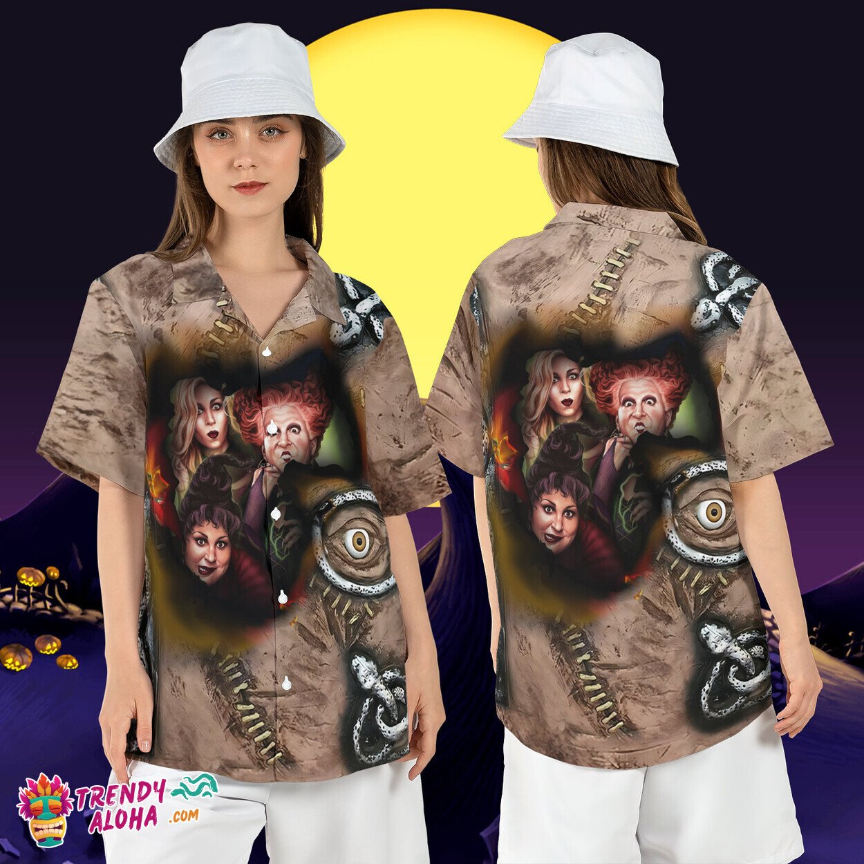 Sanderson Sisters Hocus Pocus Spell Book Halloween Shirt