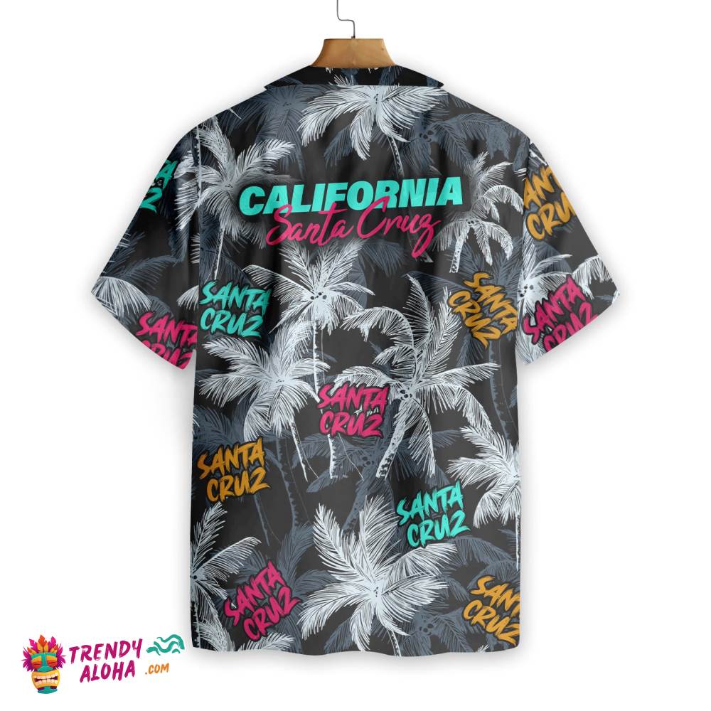 Santa Cruz Coconut Tree Seamless Hawaiian Shirt