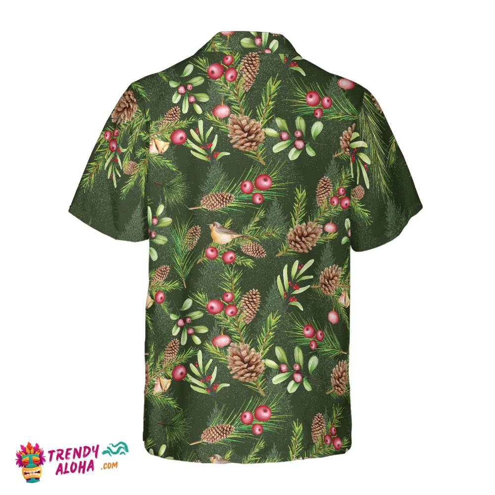 Santa Santa Riding Sleigh 1 Pattern Hawaiian Shirt, Christmas Shirts Short Sleeve Button Down Shirt For Men And Women