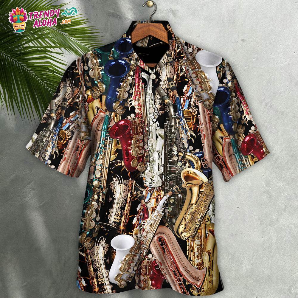 Saxophone I Don’T Need Therapy I Just Need Saxophone Hawaiian Shirt – Trendy Aloha