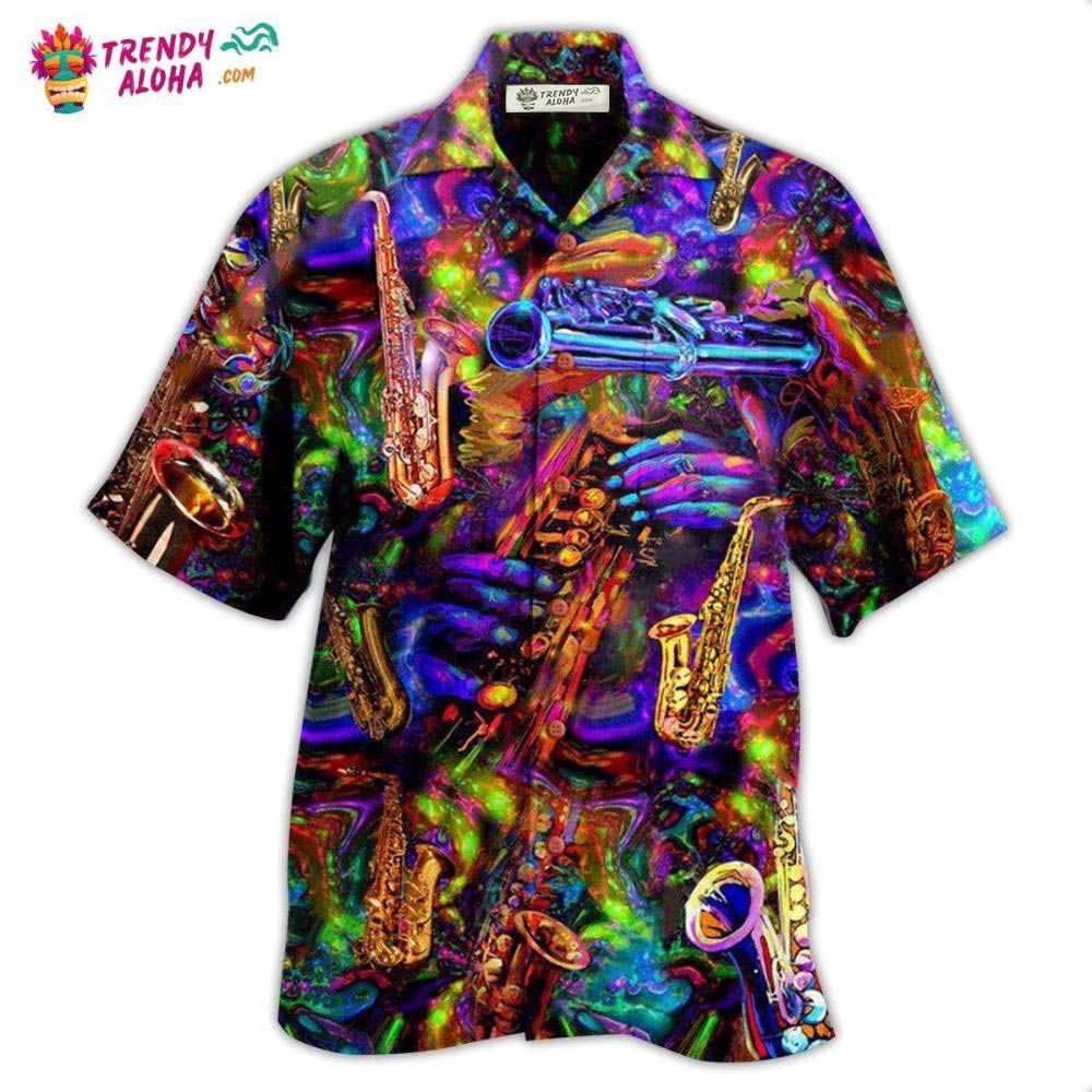 Saxophone Music Im Saxy And I Know It Saxophonist Hawaiian Shirt – Trendy Aloha Saxophone Music Im Saxy And I Know It Saxophonist Hawaiian Shirt – Trendy Aloha