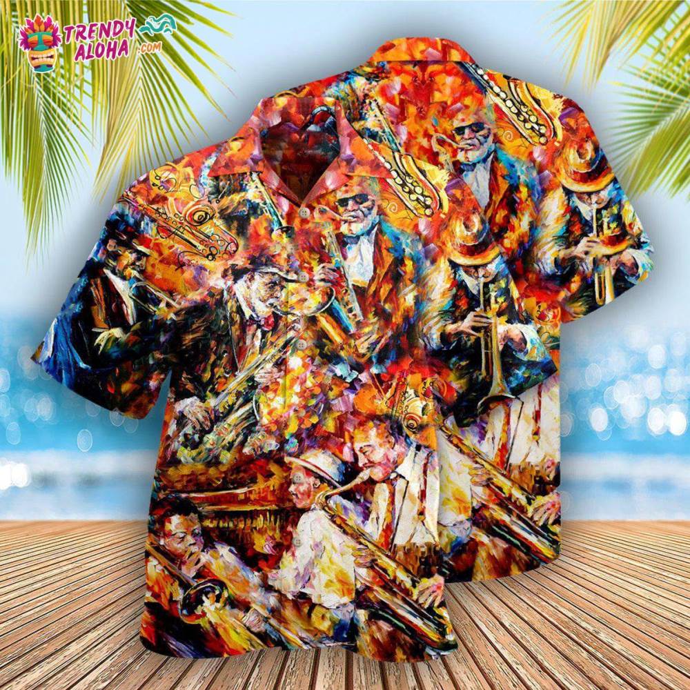 Saxophone Music Keep Calm And Love Hawaiian Shirt – Trendy Aloha