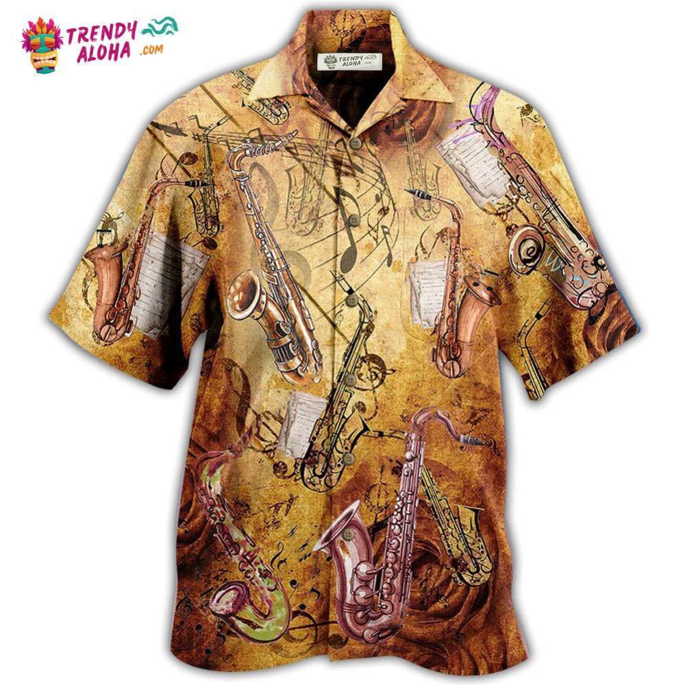 Saxophone Music Love It With Classic Style Hawaiian Shirt – Trendy Aloha Saxophone Music Love It With Classic Style Hawaiian Shirt – Trendy Aloha
