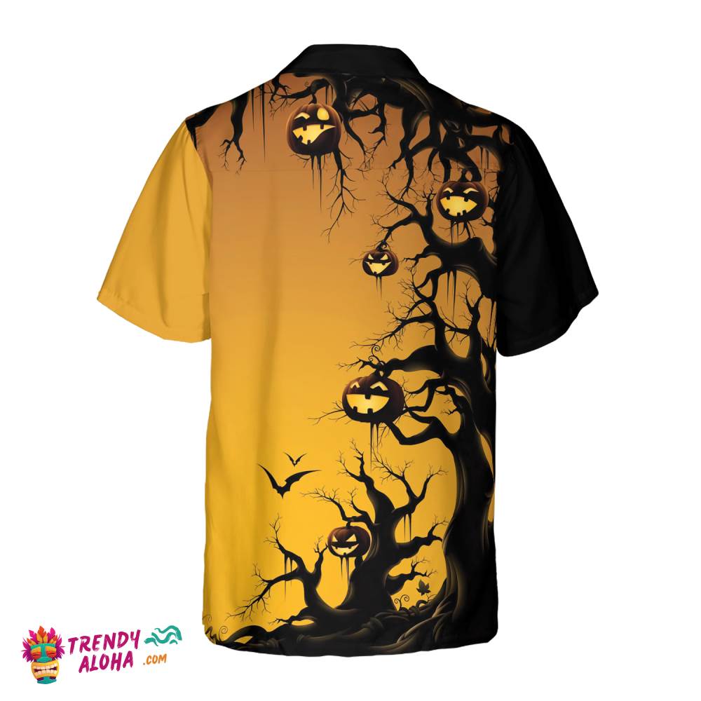 Scary Halloween Tree Hawaiian Shirt