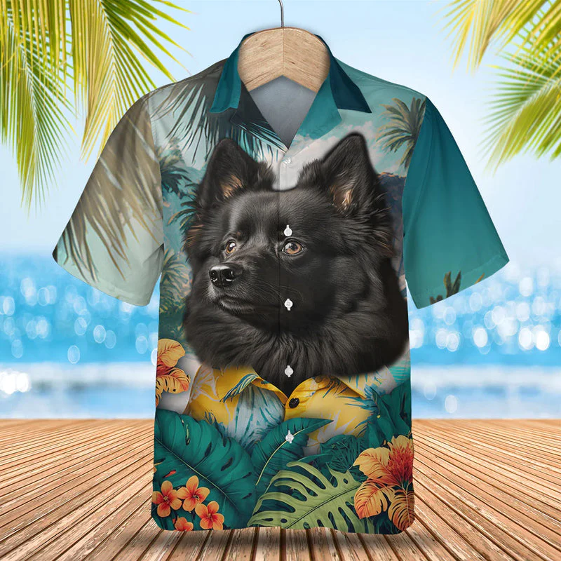 Schipperke 3D Tropical Trendy Hawaiian Shirt New, Dog Lover Trendy Hawaiian Shirt, Summer Trendy Hawaiian Shirt For Men And Women Schipperke 3D Tropical Trendy Hawaiian Shirt New, Dog Lover Trendy Hawaiian Shirt, Summer Trendy Hawaiian Shirt For Men And Women