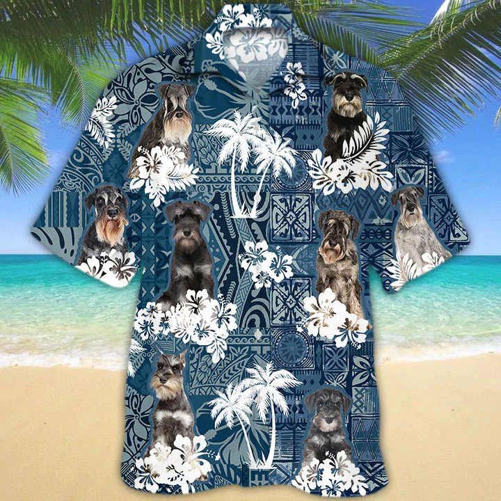 Schnauzer Trendy Hawaiian Shirt, Hawaii Shirt Vintage Floral Dog, Men’s Trendy Hawaiian Shirt, Women’s Trendy Hawaiian Shirt Schnauzer Trendy Hawaiian Shirt, Hawaii Shirt Vintage Floral Dog, Men’s Trendy Hawaiian Shirt, Women’s Trendy Hawaiian Shirt