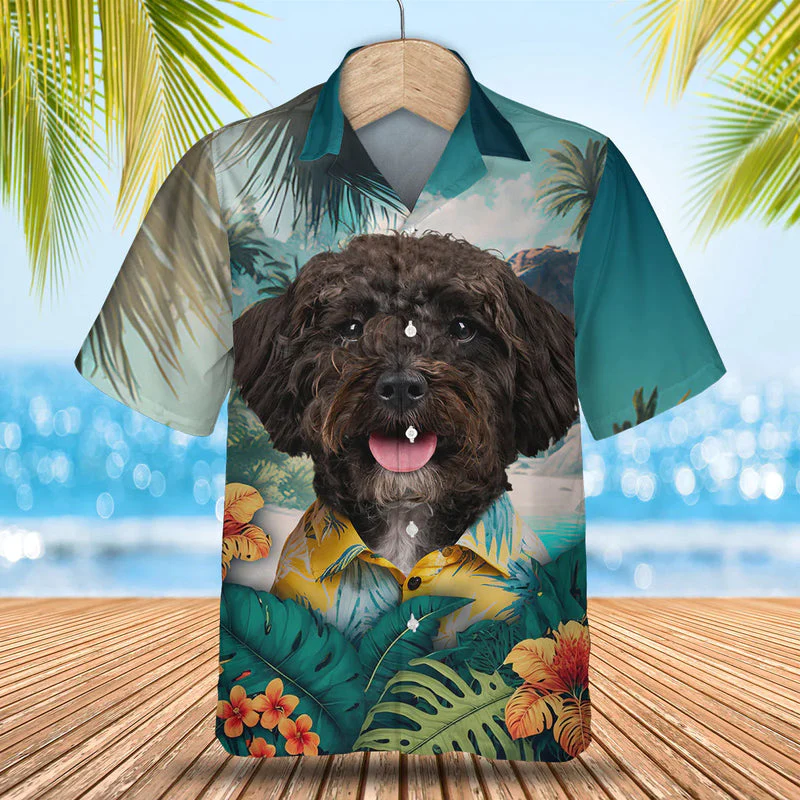 Schnoodle Trendy Hawaiian Shirt, Dog Lover Trendy Hawaiian Shirt, Summer Gift For Men And Women