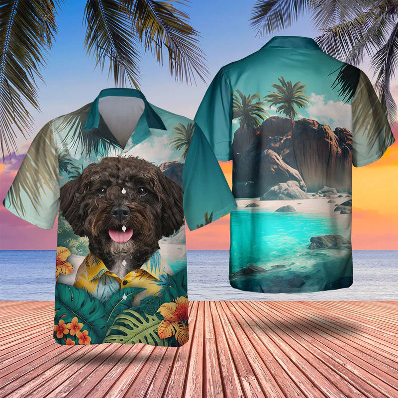 Schnoodle Trendy Hawaiian Shirt, Dog Lover Trendy Hawaiian Shirt, Summer Gift For Men And Women