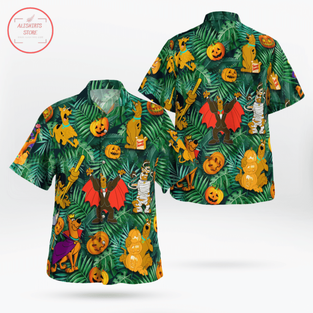 Scooby Doo Halloween Design Hawaiian Shirt Trend
