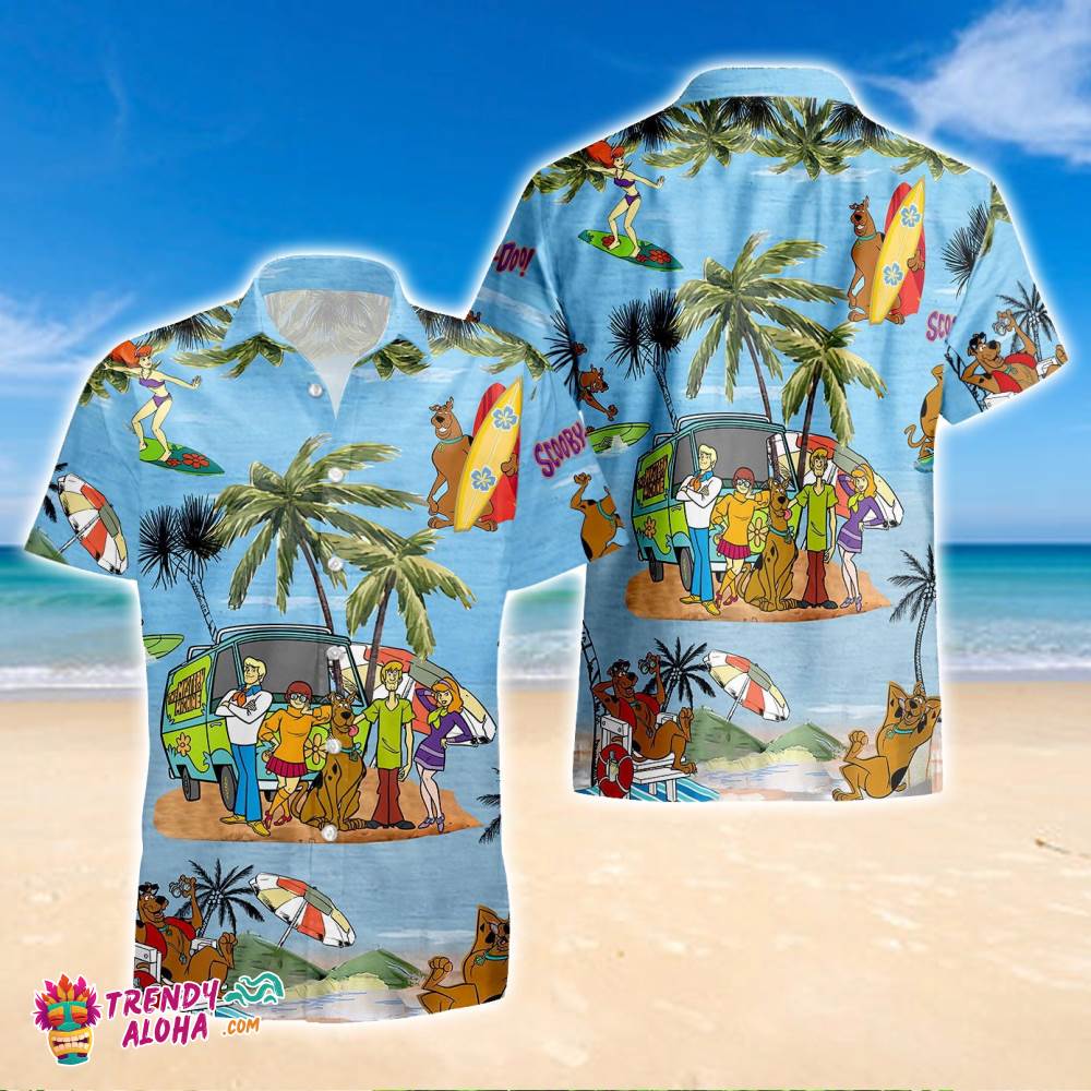 Scooby-Doo Hawaiian Shirt – A Fun Addition To Your Family’s Summer Beach Wardrobe